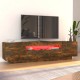 Füstös tölgyszínű tv-szekrény led-világítással 160x35x40 cm Füstös tölgyszínű tv-szekrény led-világítással 160x35x40 cm