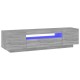 Szürke sonoma színű tv-szekrény led-lámpákkal 160x35x40 cm Szürke sonoma színű tv-szekrény led-lámpákkal 160x35x40 cm