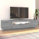Szürke sonoma színű tv-szekrény led-lámpákkal 160x35x40 cm Szürke sonoma színű tv-szekrény led-lámpákkal 160x35x40 cm