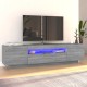 Szürke sonoma színű tv-szekrény led-lámpákkal 160x35x40 cm Szürke sonoma színű tv-szekrény led-lámpákkal 160x35x40 cm
