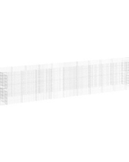 Horganyzott vas gabion magaságyás 600x100x100 cm