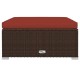 10-részes barna polyrattan kerti ülőgarnitúra párnákkal 10-részes barna polyrattan kerti ülőgarnitúra párnákkal