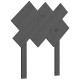Szürke tömör fenyőfa ágyfejtámla 72,5x3x81 cm