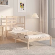 Tömör fa ágykeret 75 x 190 cm (2ft6 small single)