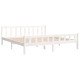 Fehér tömör fa ágykeret 160x200 cm