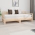 Tömör fenyőfa kihúzható kanapéágy 2 x (90 x 190) cm