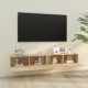 2 db sonoma-tölgyszín szerelt fa fali tv-szekrény 100x30x30 cm 2 db sonoma-tölgyszín szerelt fa fali tv-szekrény 100x30x30 cm