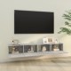 2 db betonszürke szerelt fa fali tv-szekrény 100 x 30 x 30 cm 2 db betonszürke szerelt fa fali tv-szekrény 100 x 30 x 30 cm