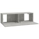 2 db betonszürke szerelt fa fali tv-szekrény 100 x 30 x 30 cm 2 db betonszürke szerelt fa fali tv-szekrény 100 x 30 x 30 cm
