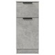 2 db betonszürke szerelt fa tálalószekrény 30 x 30 x 70 cm