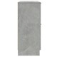 2 db betonszürke szerelt fa tálalószekrény 30 x 30 x 70 cm