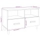 Fekete szerelt fa tv-szekrény 80 x 36 x 50 cm Fekete szerelt fa tv-szekrény 80 x 36 x 50 cm