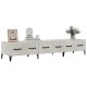 Betonszürke szerelt fa tv-szekrény 150 x 34,5 x 30 cm