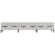 Betonszürke szerelt fa tv-szekrény 150 x 34,5 x 30 cm