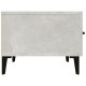Betonszürke szerelt fa tv-szekrény 150 x 34,5 x 30 cm