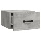 2 db betonszürke falra szerelhető éjjeliszekrény 35x35x20 cm