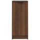 2 db barna tölgy színű szerelt fa tálalószekrény 30x30x70 cm