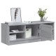 Szürke sonoma színű szerelt fa tv-szekrény 102 x 35,5 x 36,5 cm