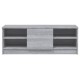 Szürke sonoma színű szerelt fa tv-szekrény 102 x 35,5 x 36,5 cm