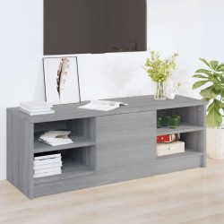 Szürke sonoma színű szerelt fa tv-szekrény 102 x 35,5 x 36,5 cm