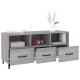 Szürke sonoma színű szerelt fa tv-szekrény 102 x 35 x 50 cm