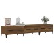 Barna tölgyszínű szerelt fa tv-szekrény 150 x 34,5 x 30 cm Barna tölgyszínű szerelt fa tv-szekrény 150 x 34,5 x 30 cm