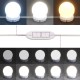 Füstös tölgy színű tükrös szekrény led-ekkel 60 x 31,5 x 62 cm Füstös tölgy színű tükrös szekrény led-ekkel 60 x 31,5 x 62 cm