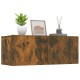 2 db füstös tölgy színű szerelt fa tv-szekrény 80 x 30 x 30 cm