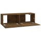 2 db füstös -tölgyszín szerelt fa fali tv-szekrény 100x30x30 cm 2 db füstös -tölgyszín szerelt fa fali tv-szekrény 100x30x30 cm