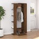 Barna tölgyszínű szerelt fa előszobaszekrény 97,5 x 37 x 99 cm Barna tölgyszínű szerelt fa előszobaszekrény 97,5 x 37 x 99 cm