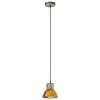 Kerek többszínű ipari függőlámpa 25 w 17 cm e27