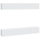 4 db fehér fali tv-szekrény 100 x 30 x 30 cm 4 db fehér fali tv-szekrény 100 x 30 x 30 cm