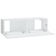 4 db fehér fali tv-szekrény 100 x 30 x 30 cm 4 db fehér fali tv-szekrény 100 x 30 x 30 cm