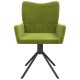 2 db világoszöld bársony forgó étkezőszék