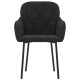 2 db fekete bársony étkezőszék