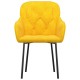 2 db sárga bársony étkezőszék