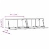 2 db betonszürke szerelt fa faliszekrény 60x36,5x35 cm