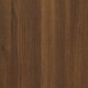 2 db barna tölgyszínű szerelt fa faliszekrény 100x36,5x35 cm