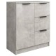 2 db betonszürke szerelt fa tálalóasztal 60 x 30 x 70 cm