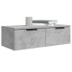 2 db betonszürke szerelt fa fali szekrény 68 x 30 x 20 cm 2 db betonszürke szerelt fa fali szekrény 68 x 30 x 20 cm