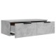 2 db betonszürke szerelt fa fali szekrény 68 x 30 x 20 cm 2 db betonszürke szerelt fa fali szekrény 68 x 30 x 20 cm