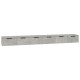 2 db betonszürke szerelt fa faliszekrény 102 x 30 x 20 cm 2 db betonszürke szerelt fa faliszekrény 102 x 30 x 20 cm