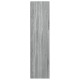 Szürke sonoma színű szerelt fa sarokszekrény 33 x 33 x 132 cm