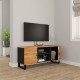 Tömör akácfa tv-szekrény 105 x 33 x 46 cm Tömör akácfa tv-szekrény 105 x 33 x 46 cm