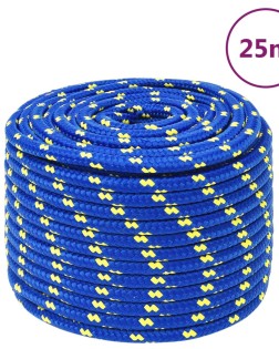 Kék polipropilén hajókötél 14 mm 25 m