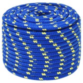 Kék polipropilén hajókötél 14 mm 25 m