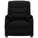 Fekete műbőr dönthető fotel