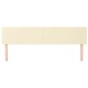 2 db krémszínű műbőr fejtámla 100x5x78/88 cm