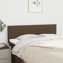 2 db sötétbarna szövet fejtámla 72 x 5 x 78/88 cm