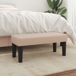 Cappuccino műbőr pad 70 x 30 x 30 cm